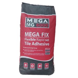 چسب کاشی و سرامیک مگا نوین مدل mg6000 وزن 20 کیلوگرم
